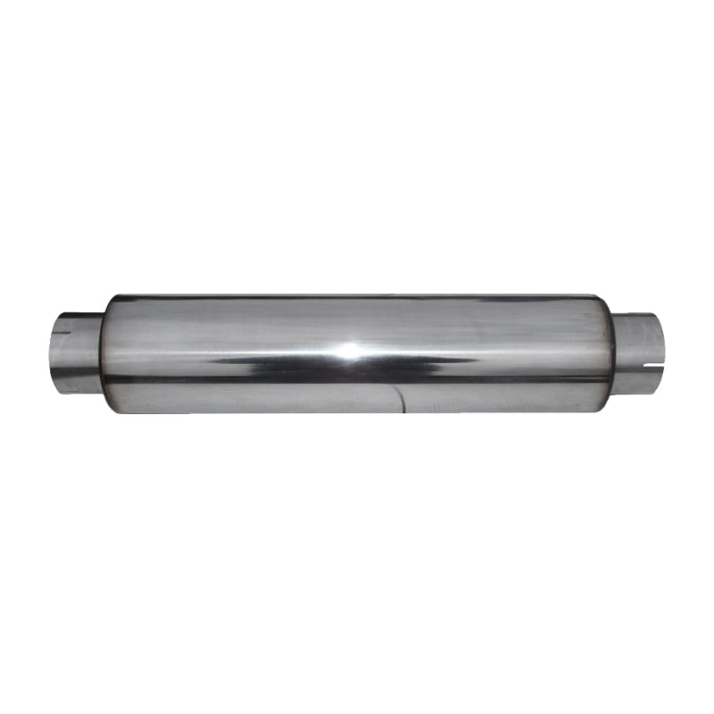 Universal 30 Overall Length 4" Inlet Outlet 24 Body T304 Muffler - View 2 | Dirty Garage