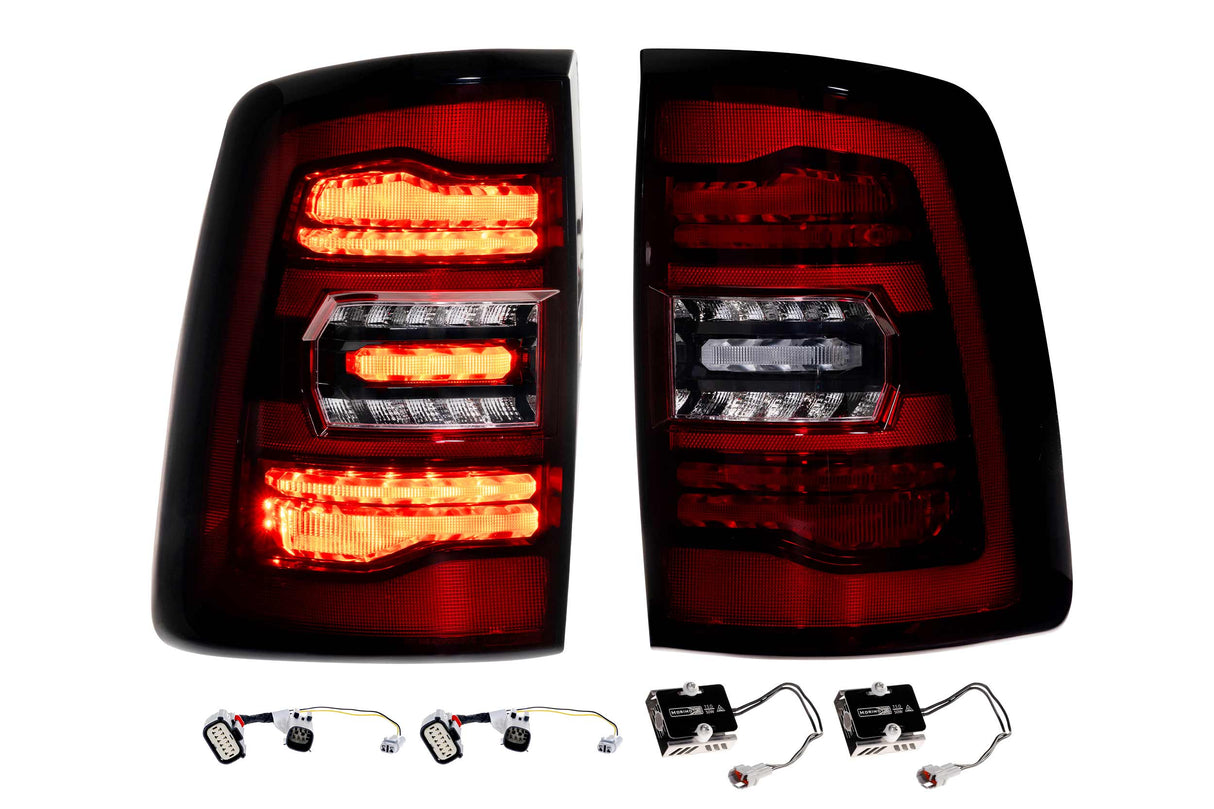 2019-2024 Ram HD XB LED Tail Lights Red | Dirty Garage