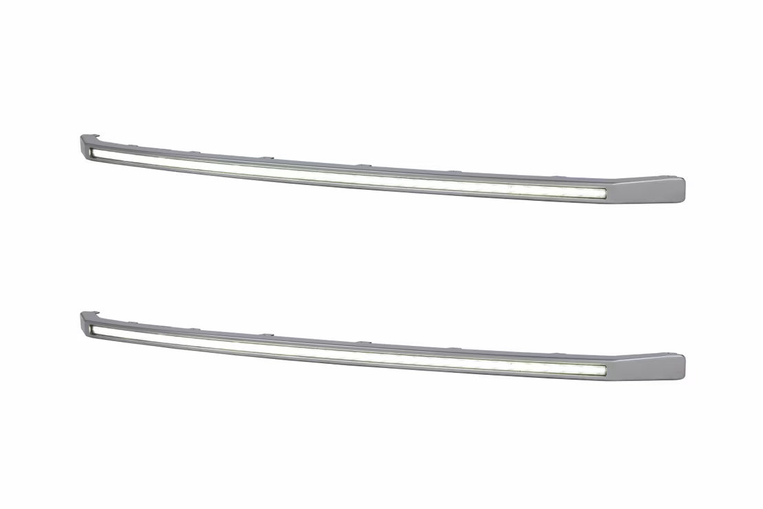 2020-2022 Superduty Platinum XBG LED DRL Grille Inserts Amber - View 2 | Dirty Garage