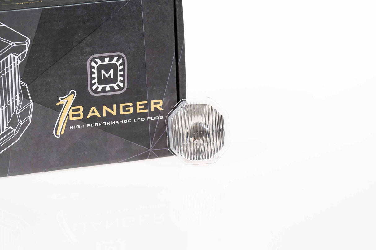 Universal Lens Only 1Banger White Wide | Dirty Garage