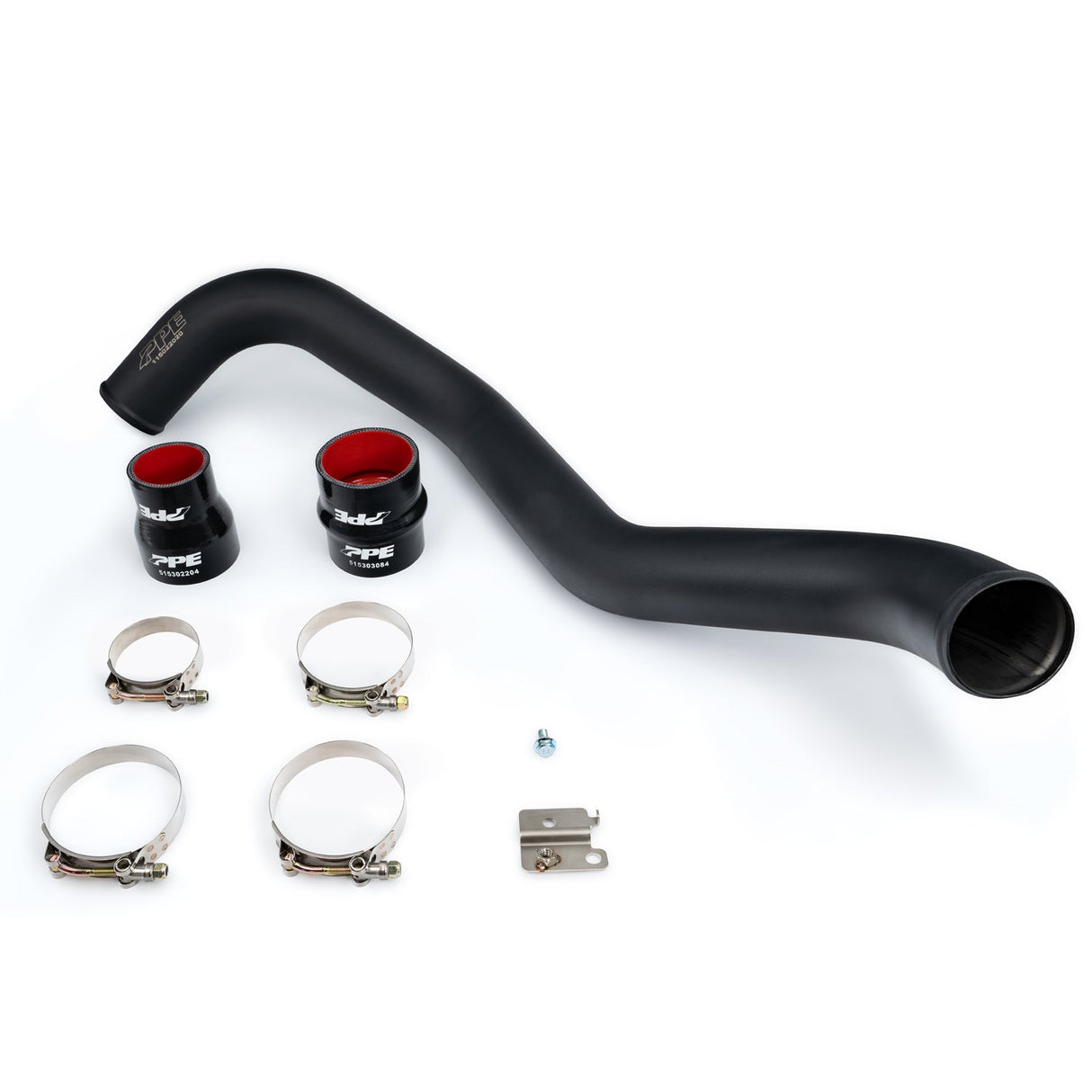 2004-2010 6.6L Duramax Hot Side Intercooler Charge Pipe 3.0 Inch Stainless Steel Black | Dirty Garage