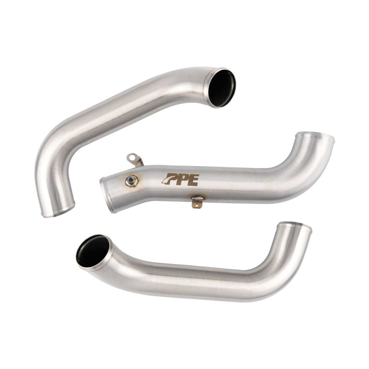 2017-2019 Charge Air Pipe Kit - 6.6L Duramax L5P - Brushed - View 2 | Dirty Garage