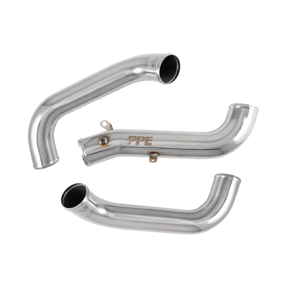 2017-2019 Charge Air Pipe Kit - 6.6L Duramax L5P - Polished - View 3 | Dirty Garage
