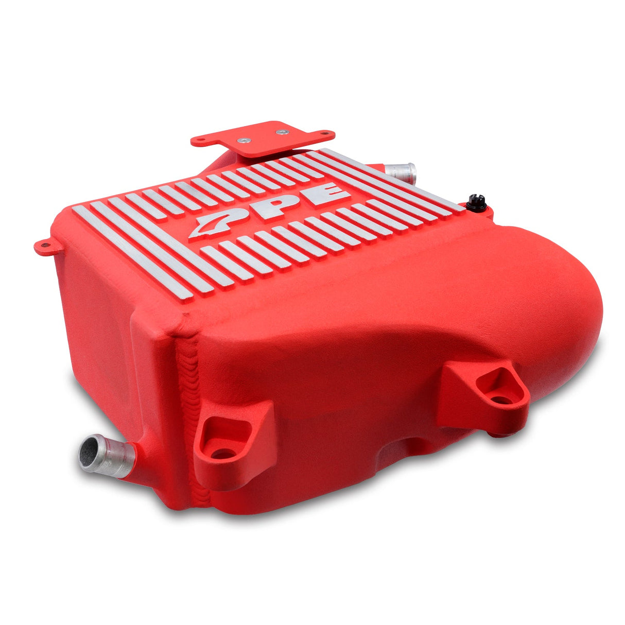 2020-2023 3.0L Duramax LM2, LZO Air-To-Water Intercooler Kit Red - View 3 | Dirty Garage
