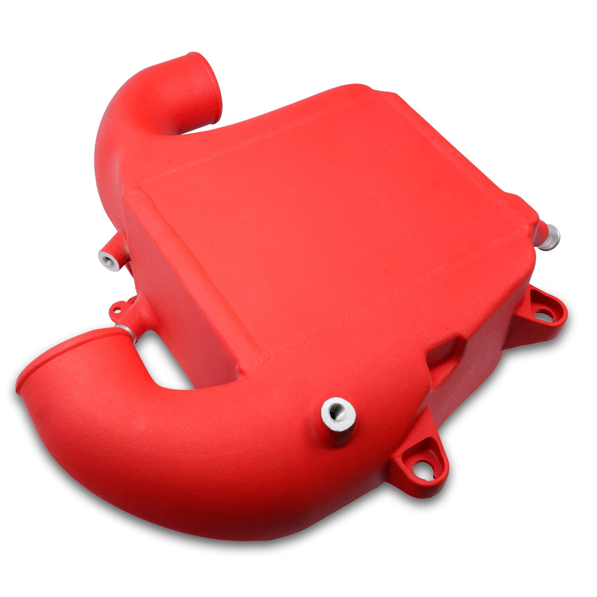 2020-2023 3.0L Duramax LM2, LZO Air-To-Water Intercooler Kit Red - View 4 | Dirty Garage
