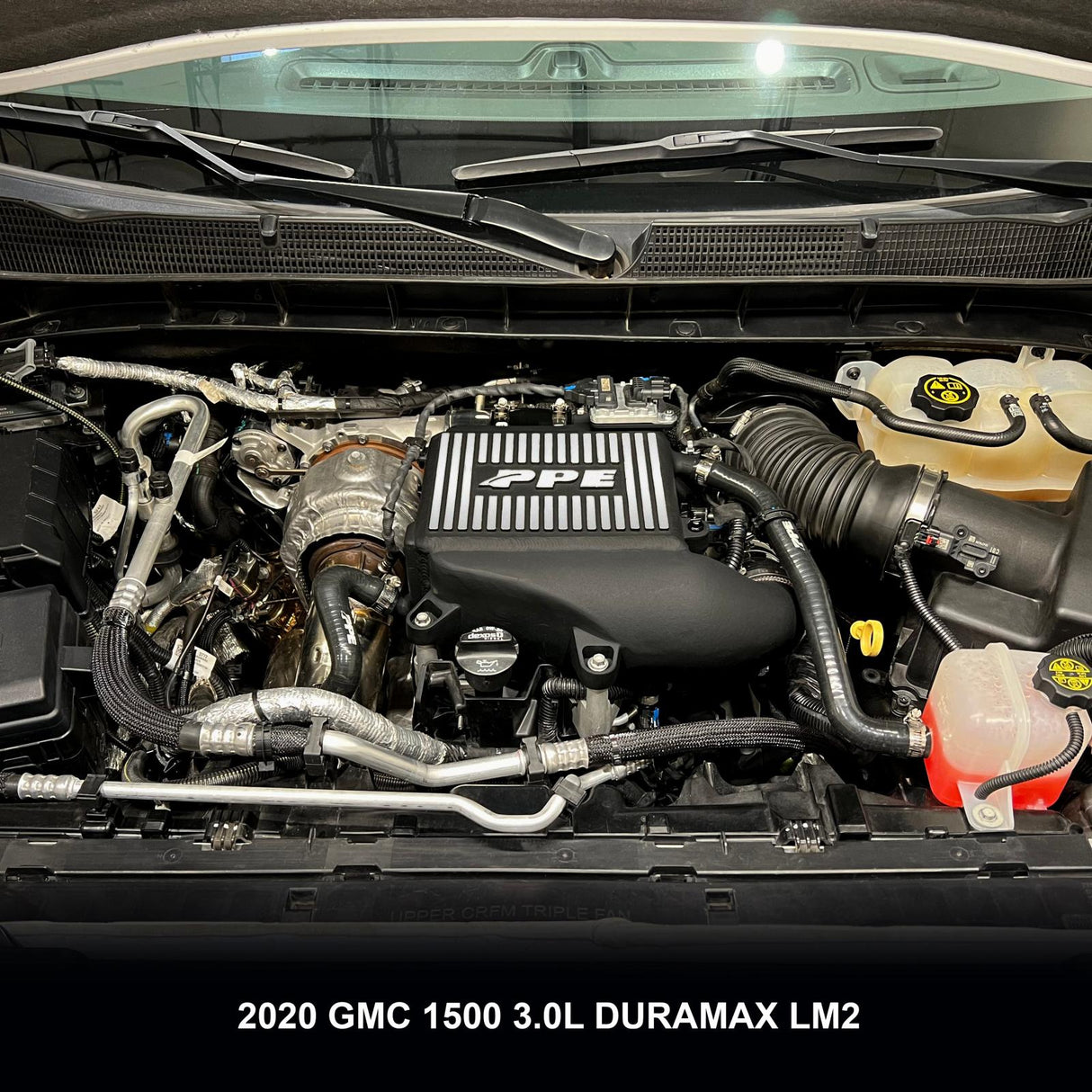 2020-2023 3.0L Duramax LM2, LZO Air-To-Water Intercooler Kit Black - View 5 | Dirty Garage