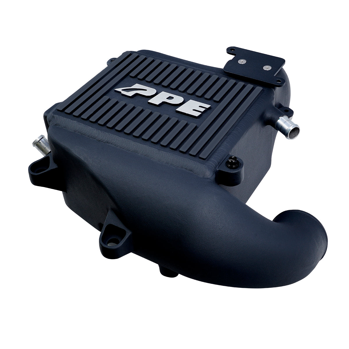 2020-2023 3.0L Duramax LM2, LZO Air-To-Water Intercooler Kit Black - View 2 | Dirty Garage