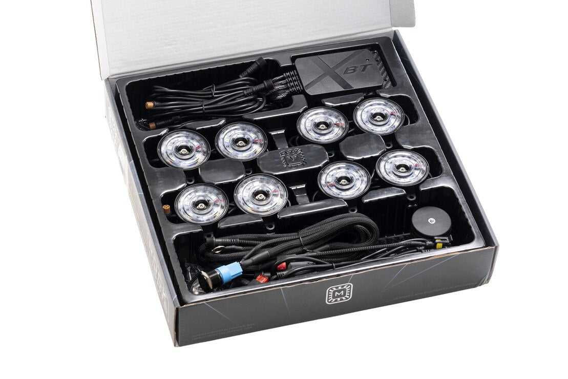 Universal Morimoto Rock Light Kit RGB LED 8 Pack - View 2 | Dirty Garage