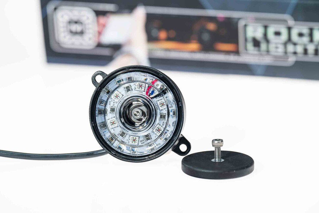 Universal Morimoto Rock Light Kit RGB LED 4 Pack - View 3 | Dirty Garage