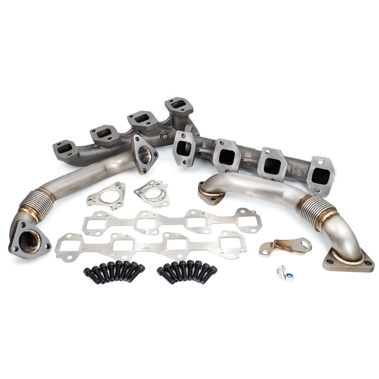 2001-2016 6.6L Duramax High-Flow Exhaust Manifolds and Up-Pipes Kits | Dirty Garage