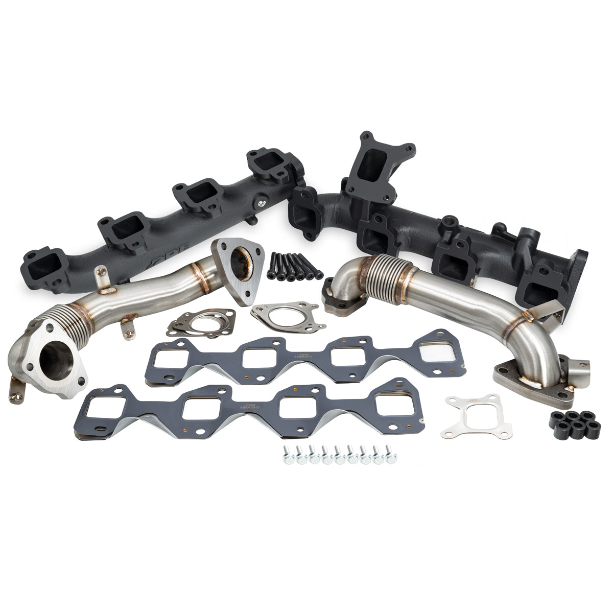 2017-2023 Manifolds and Up-Pipes 2017+ L5P - Black | Dirty Garage