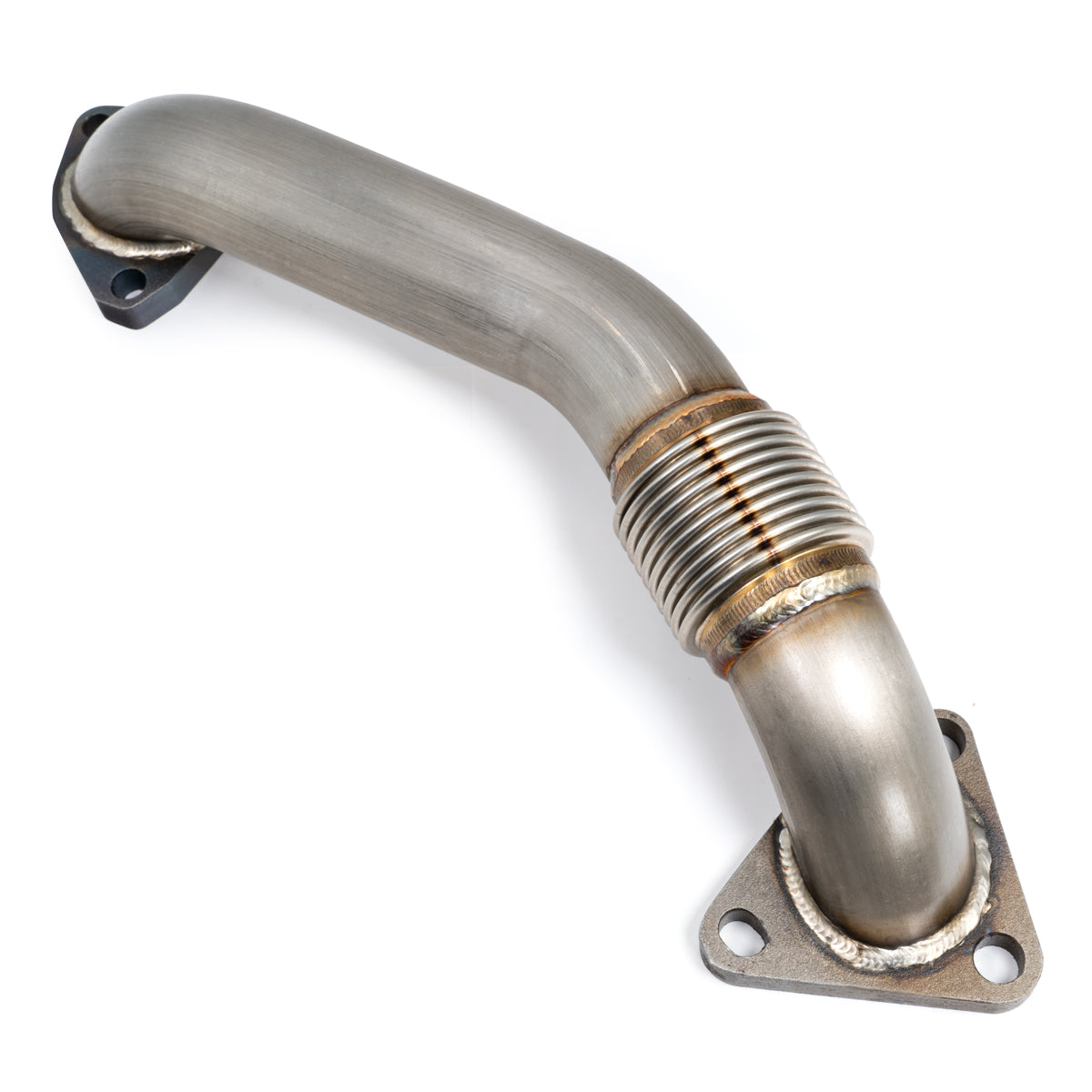 2001-2004 Right Up-Pipe Compound Turbo Round-Pipe | Dirty Garage