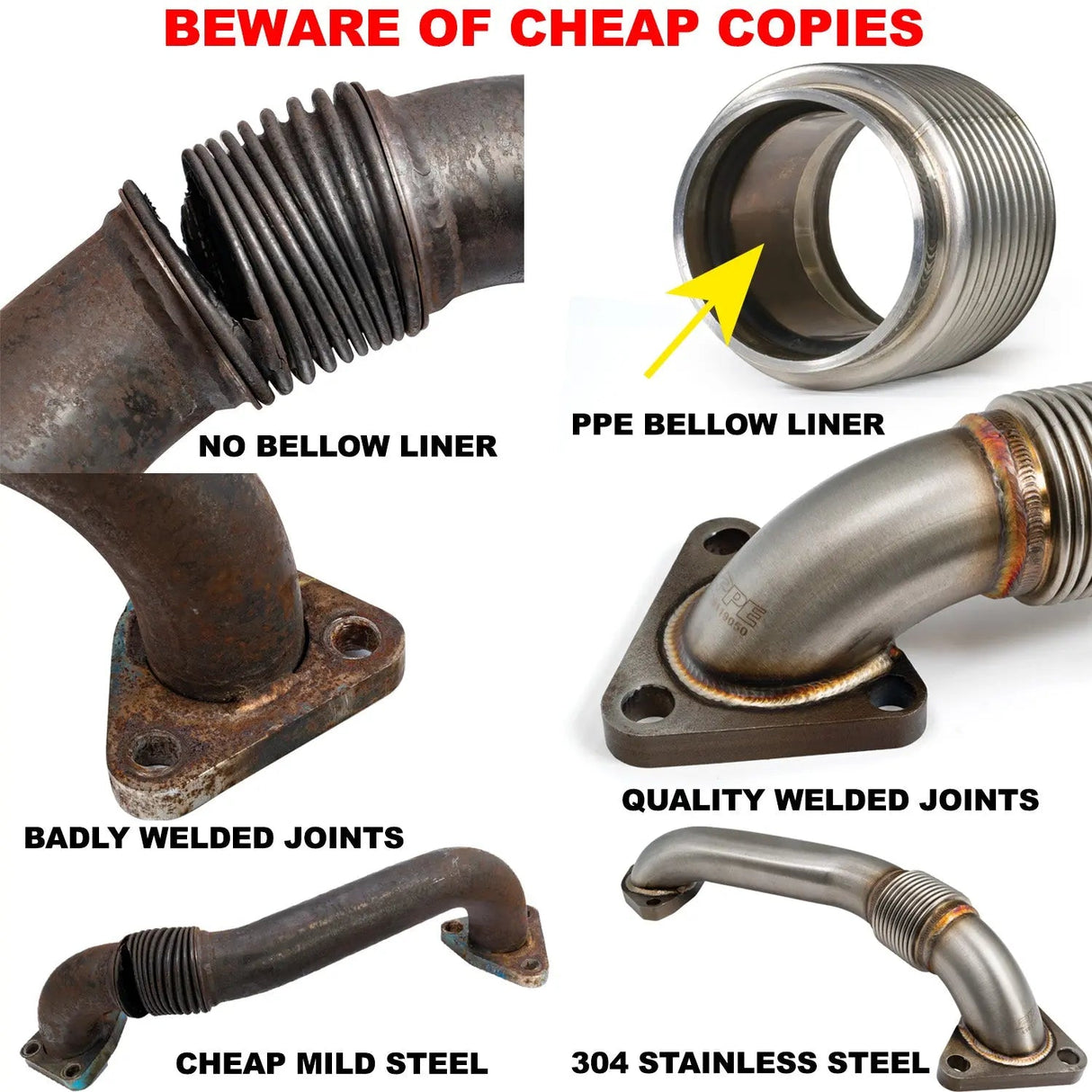 2007-2010 Up-Pipe for 6.6L Duramax 2007.5-2010 LMM w/EGR (For OEM Exh Man) - View 2 | Dirty Garage