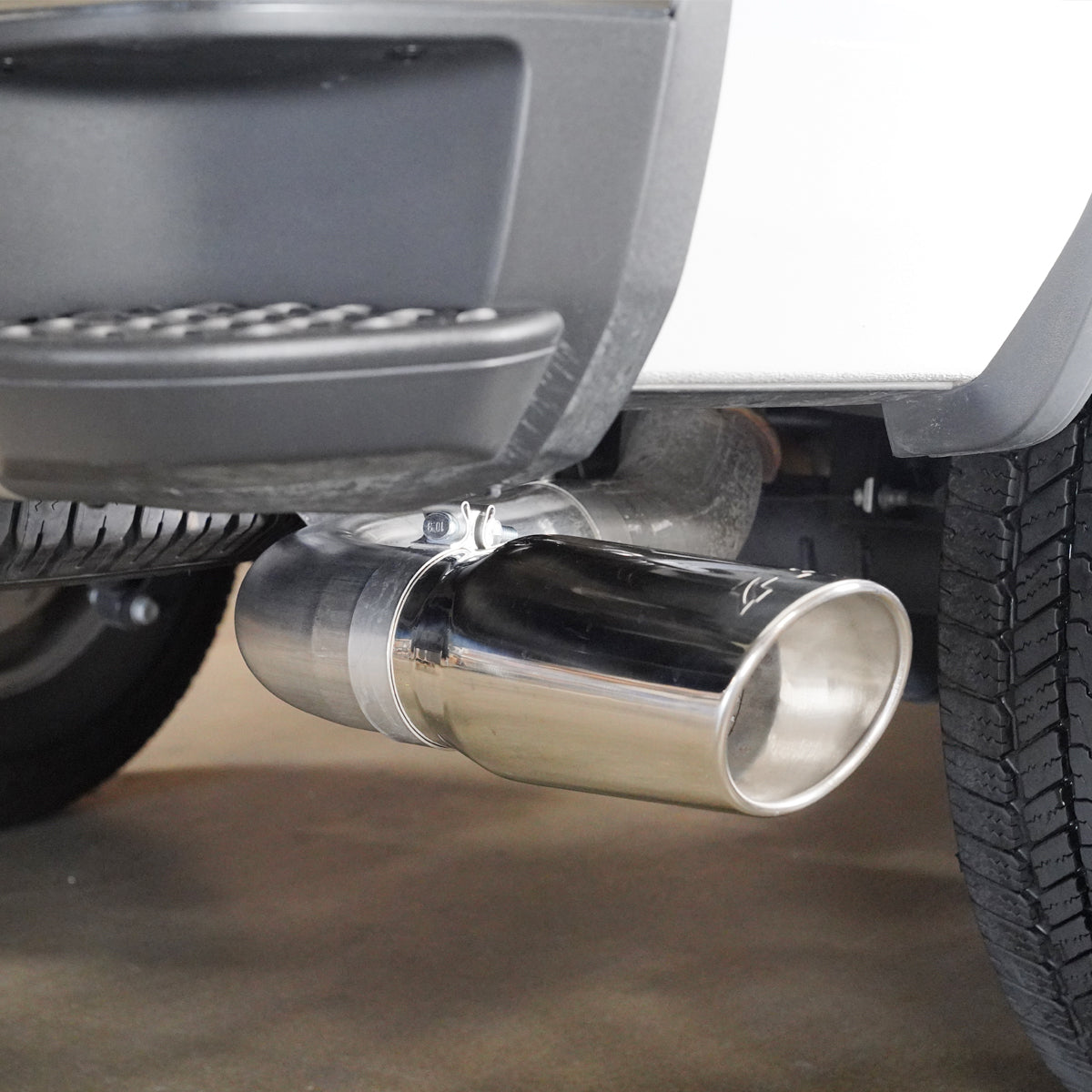 2007-2019 6.6L Duramax 304 Stainless Steel Four Inch Performance Exhaust Upgrade Polished - View 3 | Dirty Garage