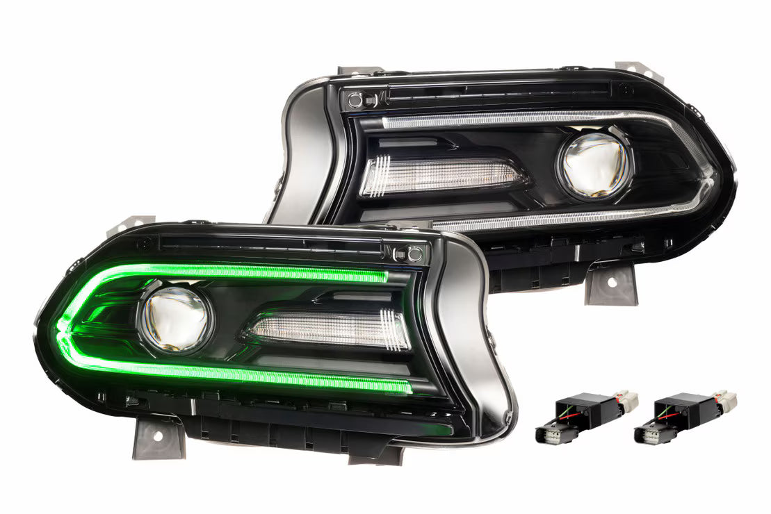2015-2023 Charger XRGB LED Headlights Set | Dirty Garage