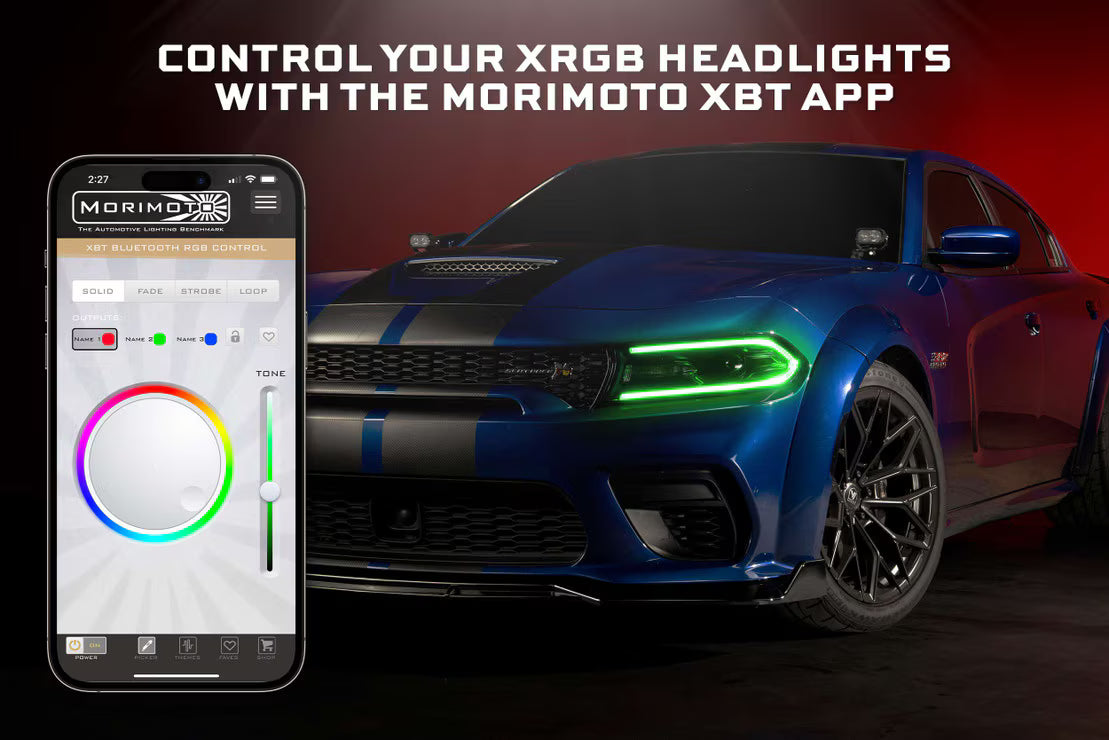 2015-2023 Charger XRGB LED Headlights Set - View 8 | Dirty Garage