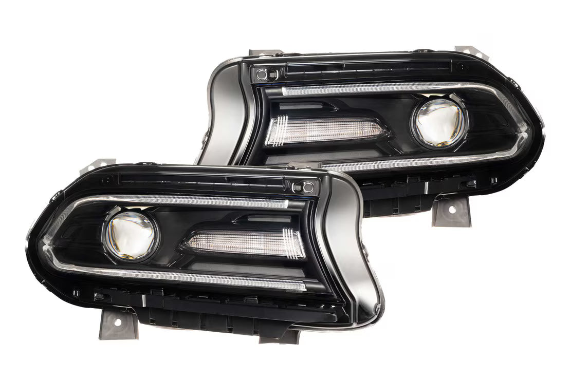 2015-2023 Charger XRGB LED Headlights Set - View 4 | Dirty Garage