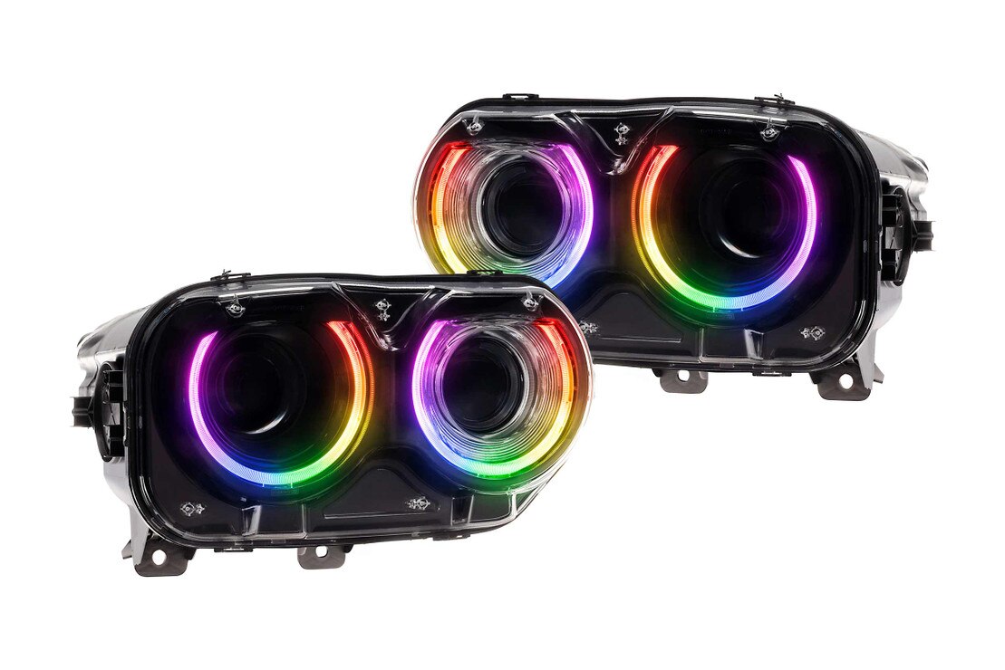 2015-2023 Challenger XRGB LED Headlights | Dirty Garage