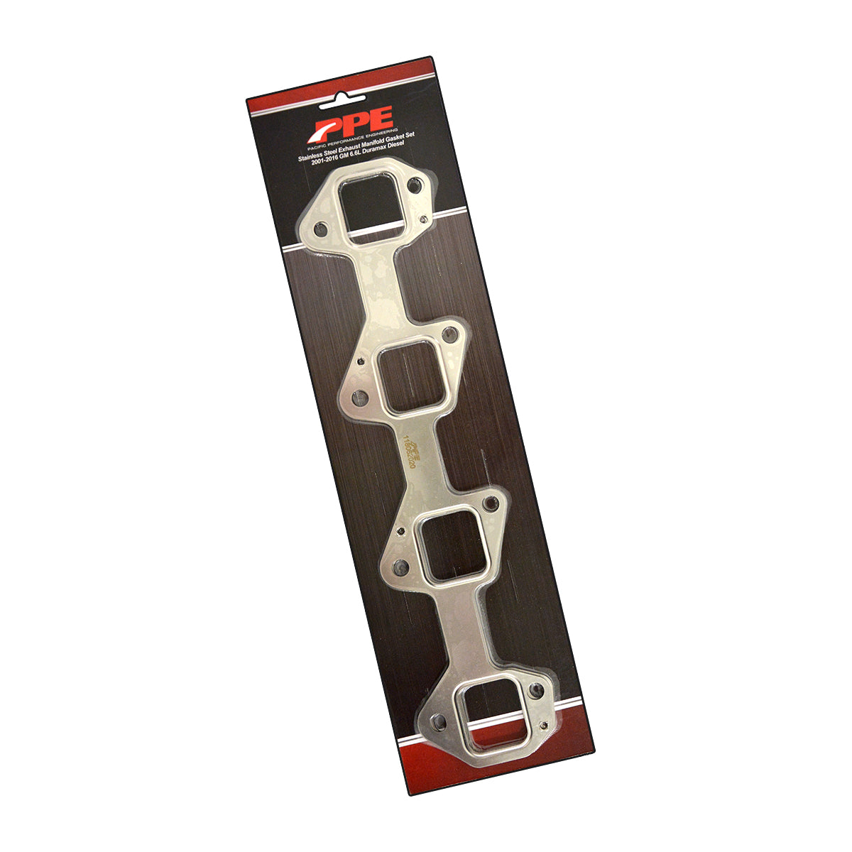 2001-2016 Standard Port Stainless Steel Exhaust Manifold Gasket Set 2 Pcs - View 3 | Dirty Garage