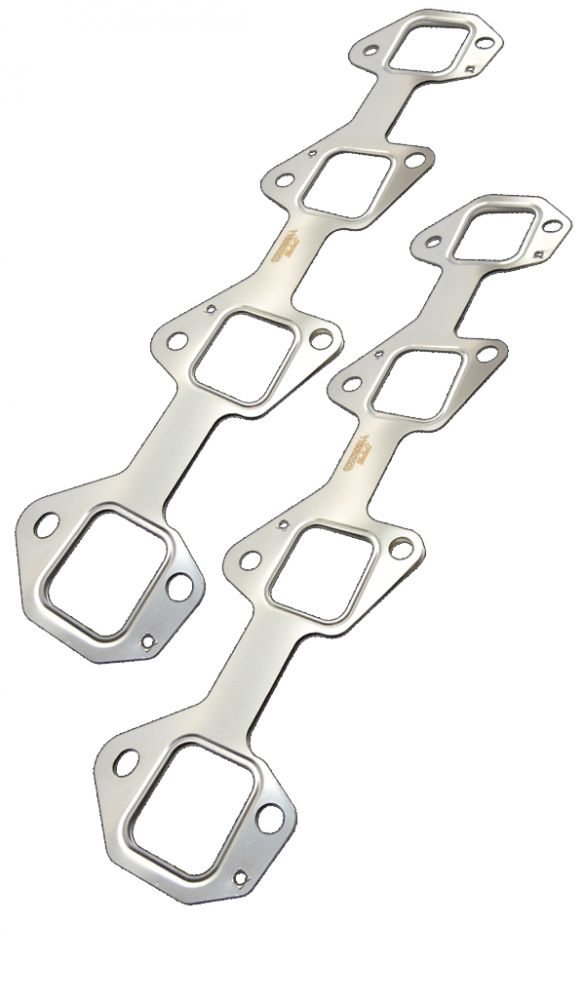 2001-2016 Over-Sized Port Stainless Steel Exhaust Manifold Gasket Set 2 Pcs | Dirty Garage