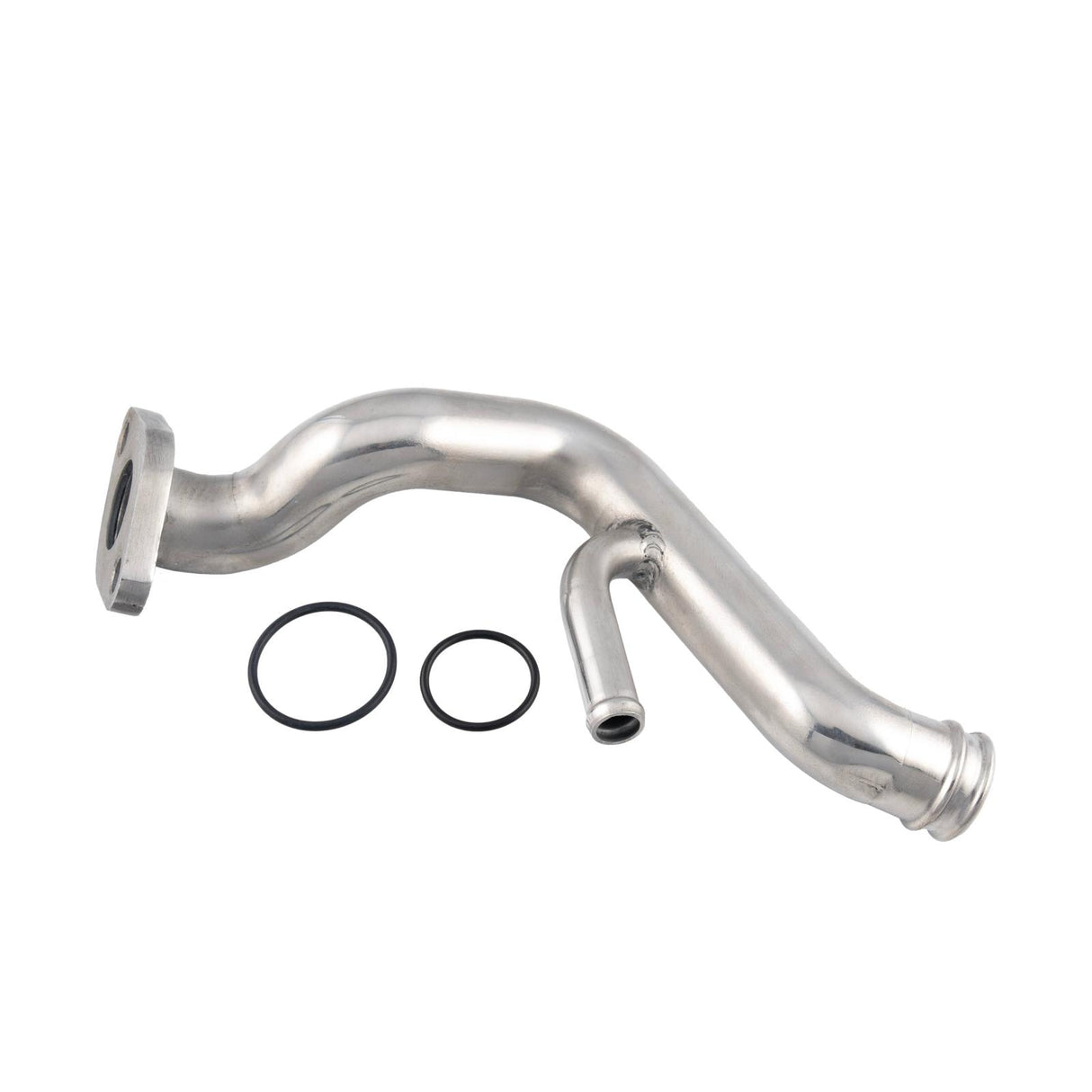 Universal Coolant Bypass Tube - Water Pump to Thermostat Housing 6.6L Duramax LML - View 2 | Dirty Garage