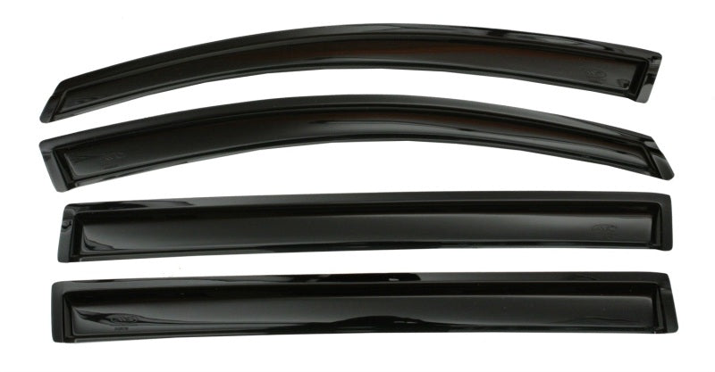 2011-2017 Odyssey Ventvisor Outside Mount Window Deflectors Smoke 4-Piece - View 4 | Dirty Garage