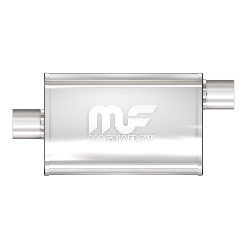 Universal Muffler Mag Stainless Steel 14x4x9 2.5 O/C | Dirty Garage