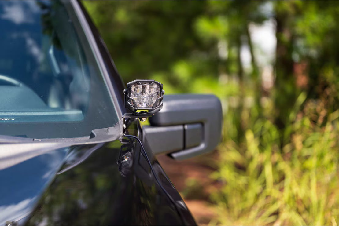 2021+ F-150 2Banger Led Ditch Light Brackets - View 3 | Dirty Garage