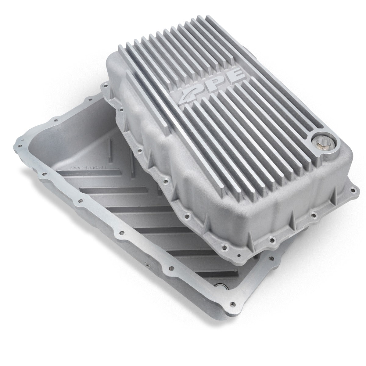 2020-2023 Deep 10L80 Transmission Pan 3.0L Duramax Raw - View 3 | Dirty Garage