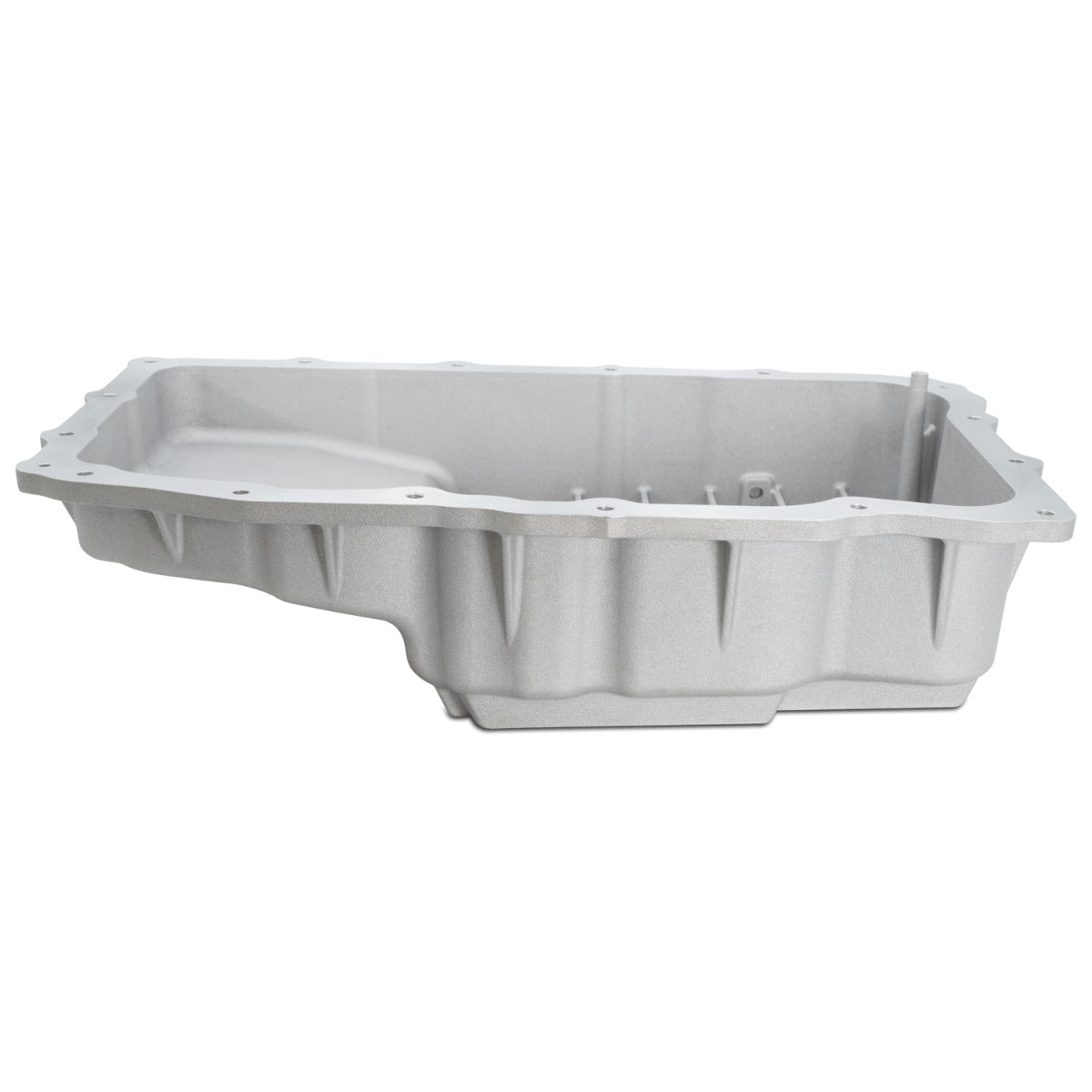 2018-2021 w/ 10L80 Transmission Heavy-Duty Cast Aluminum Transmission Pan Raw - View 16 | Dirty Garage