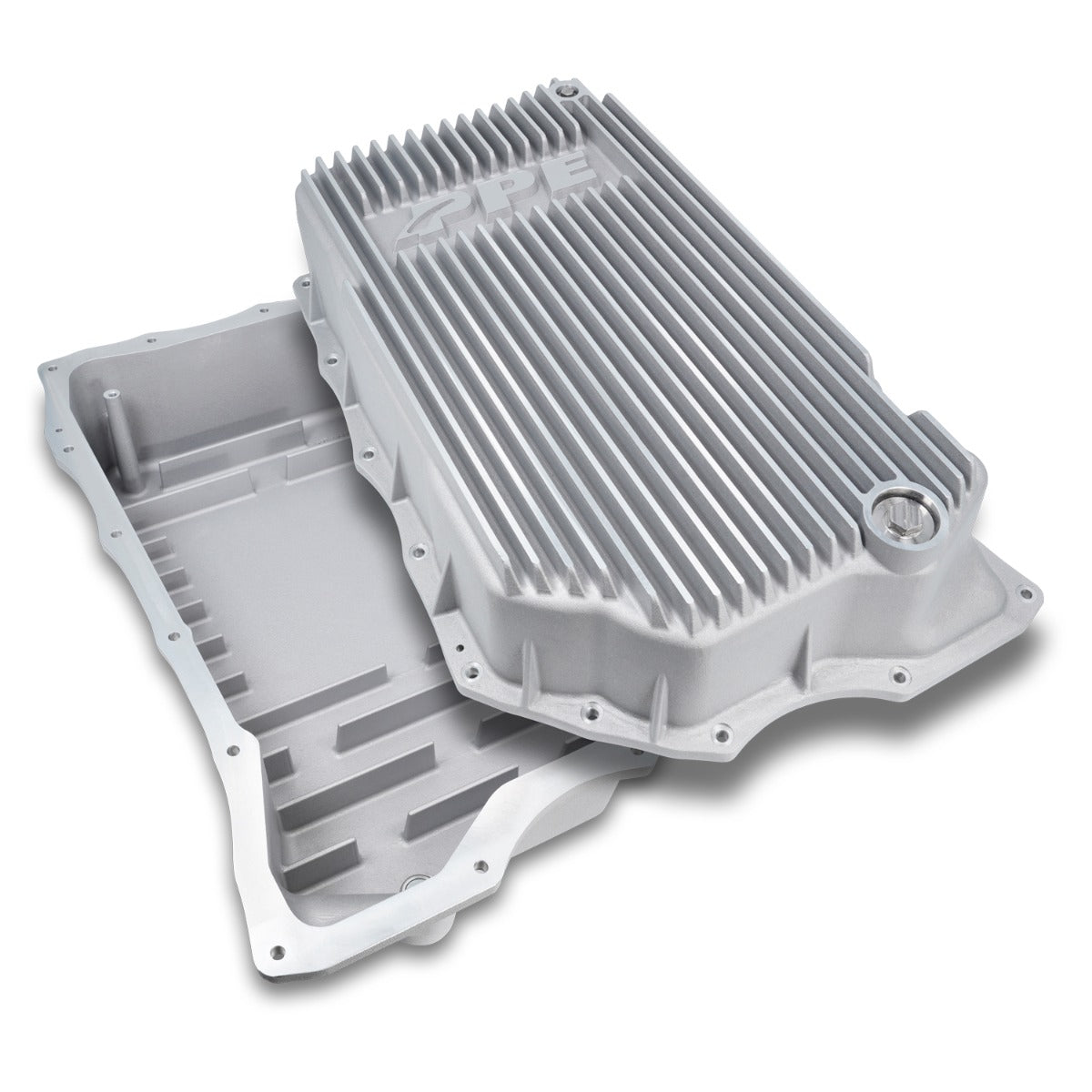 2020-2023 6.6L Duramax w/ 10L1000 Transmission - Heavy-Duty Cast Deep Transmission Pan Raw - View 2 | Dirty Garage