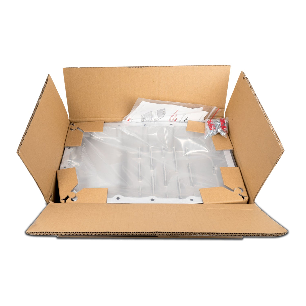 2007-2015 w/ 6L80 Heavy-Duty Cast Aluminum Transmission Pan Raw - View 8 | Dirty Garage