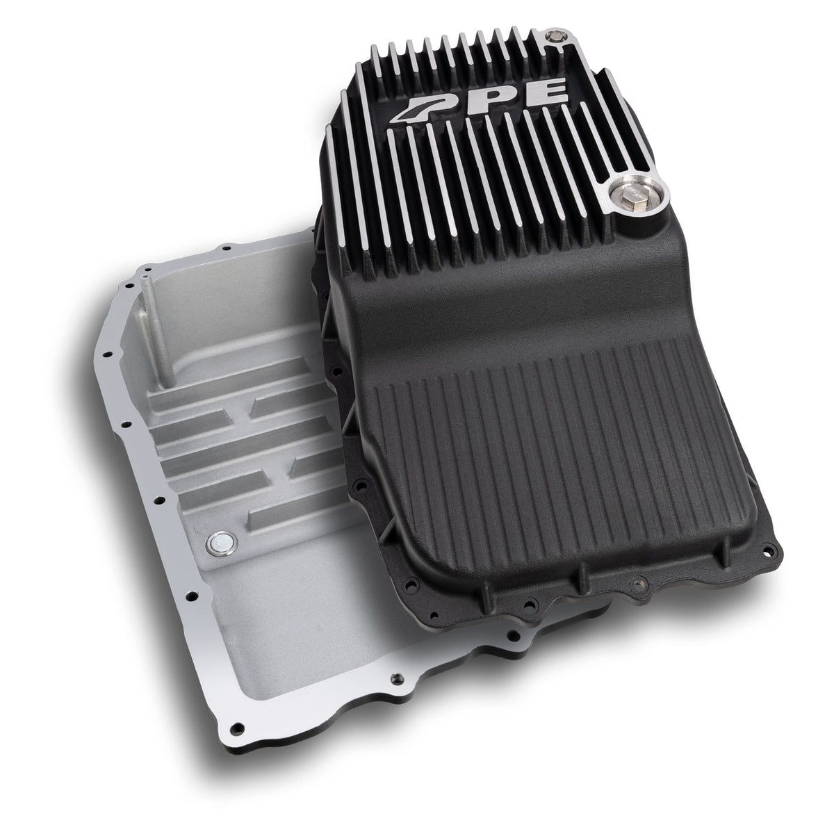 2015-2018 w/ 8L90 Transmission Heavy-Duty Cast Aluminum Deep Transmission Pan Raw - View 7 | Dirty Garage