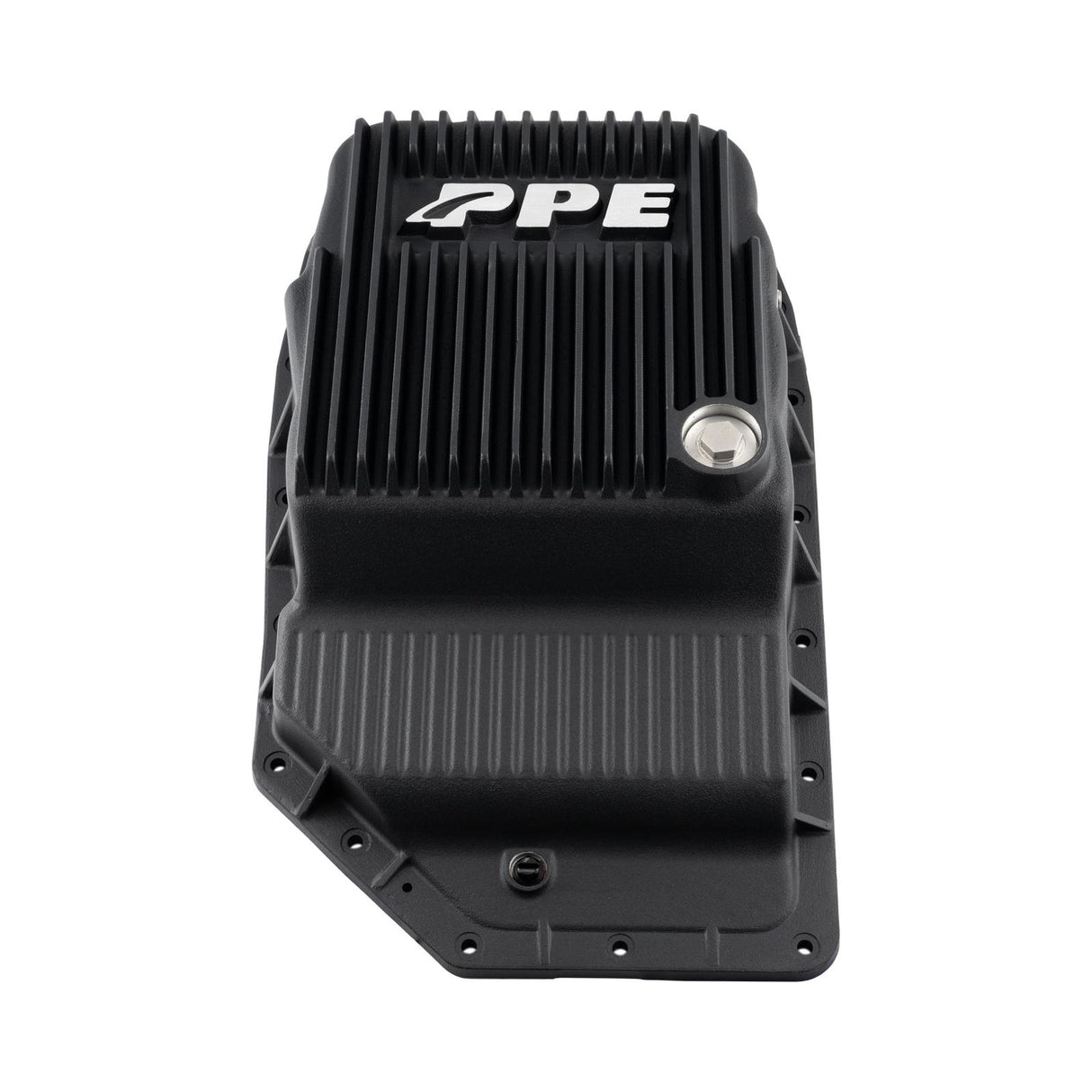 2007-2023 6L90 Heavy-Duty Cast Aluminum Transmission Pan Black | Dirty Garage