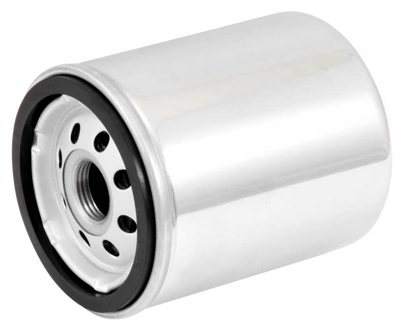 Universal Harley-Davidson 3in OD x 4.063in H Chrome Oil Filter | Dirty Garage