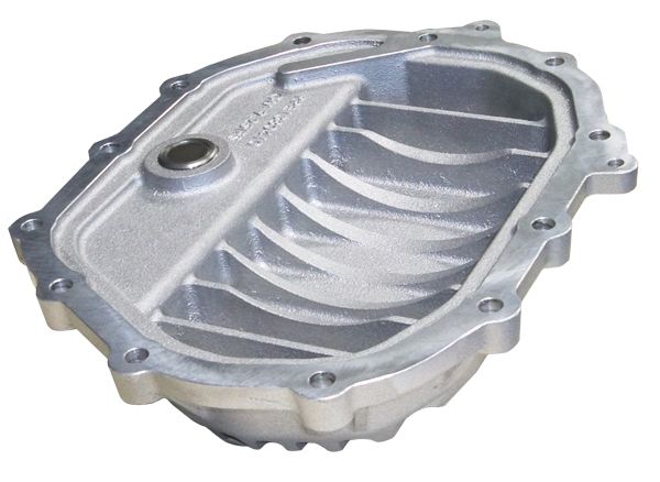 Universal Front Differential Cover 2011+ Raw - View 3 | Dirty Garage