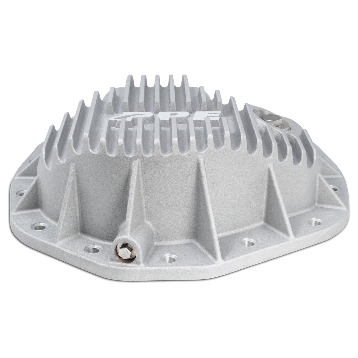 Universal 6.6L Duramax 11.5 Inch /12 Inch -14 Heavy-Duty Cast Aluminum Rear Differential Cover Raw - View 6 | Dirty Garage
