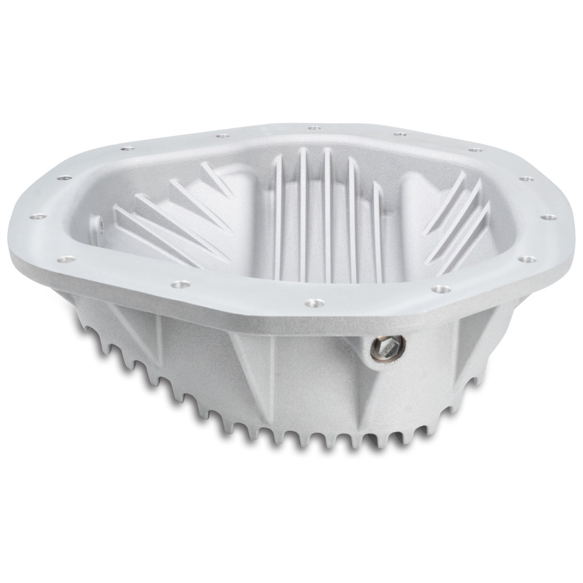 Universal 6.6L Duramax 11.5 Inch /12 Inch -14 Heavy-Duty Cast Aluminum Rear Differential Cover Raw - View 7 | Dirty Garage