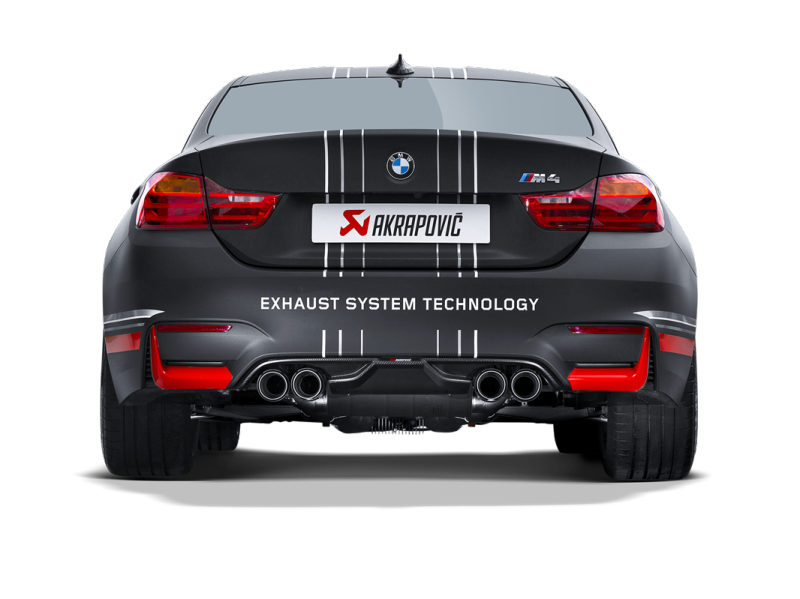 2014-2017 BMW M3 M4 Slip-On Line Titanium - View 4 | Dirty Garage
