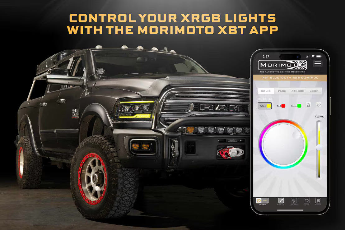 2009-2018 Ram 1500 XRGB EVO LED Headlights - View 2 | Dirty Garage