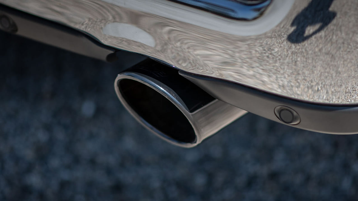 2019-2026 RAM 1500 5.7L Quad/Crew Cat-Back Exhaust S-Type w/ Black Tip - View 2 | Dirty Garage