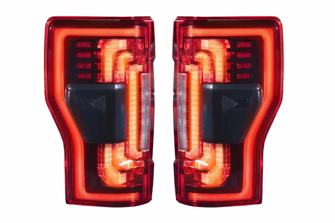 2017-2022 Superduty XB LED Tail Lights Pair Red | Dirty Garage