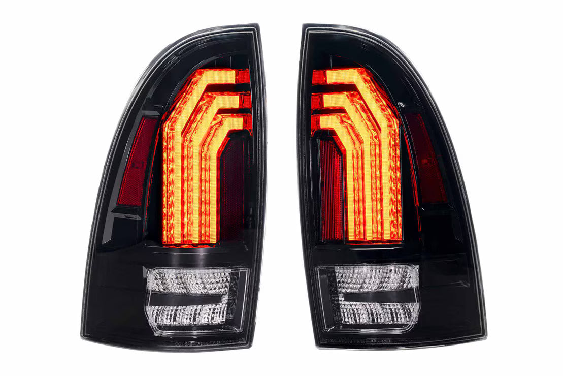 2005-2015 Tacoma XB LED Tail Lights Clear Lens - View 2 | Dirty Garage