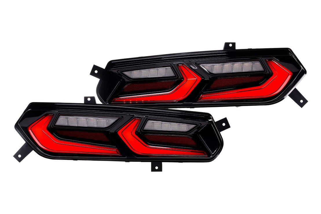 2014-2019 Corvette C7 XB LED C8-Style Red Tail Lights - View 2 | Dirty Garage