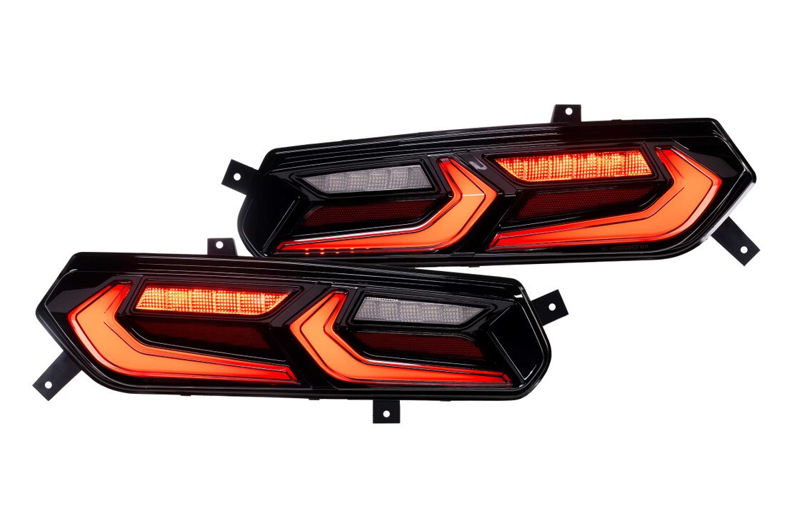 2014-2019 Corvette C7 XB LED C8-Style Red Tail Lights - View 3 | Dirty Garage