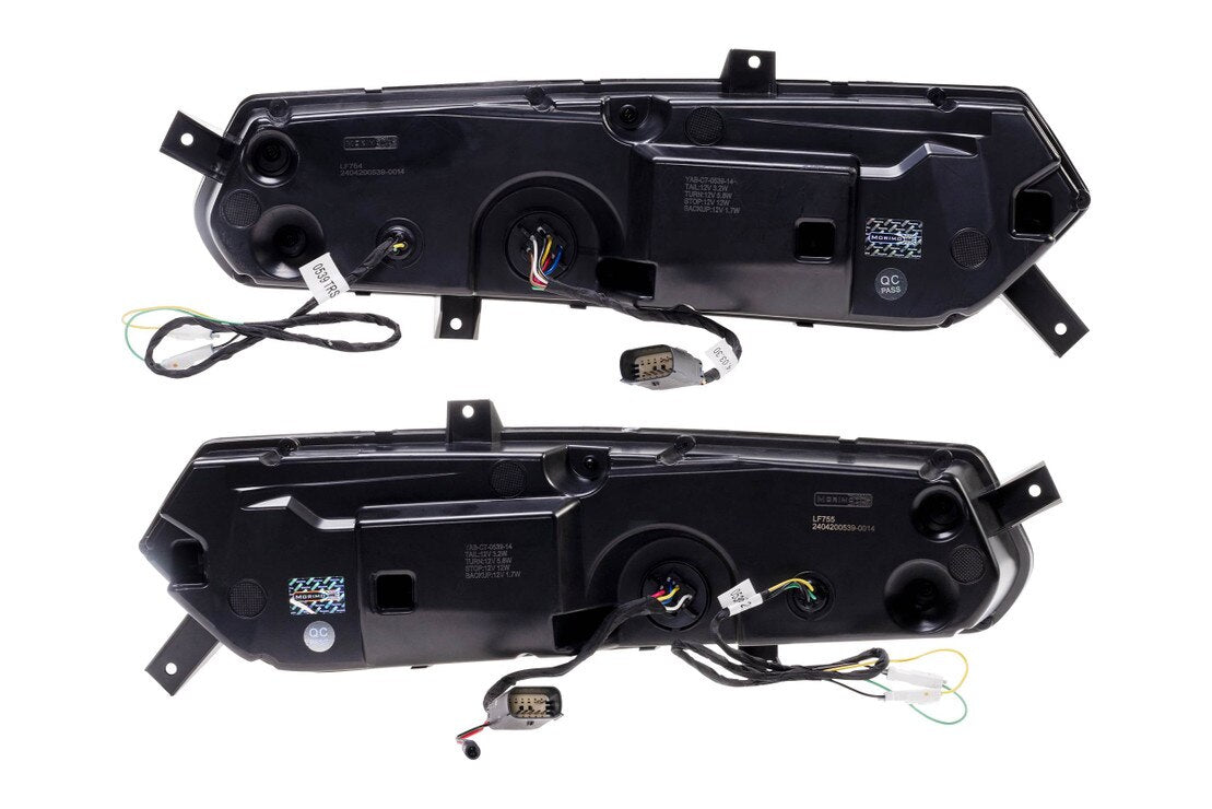 2014-2019 Corvette C7 XB LED C8-Style Red Tail Lights - View 4 | Dirty Garage