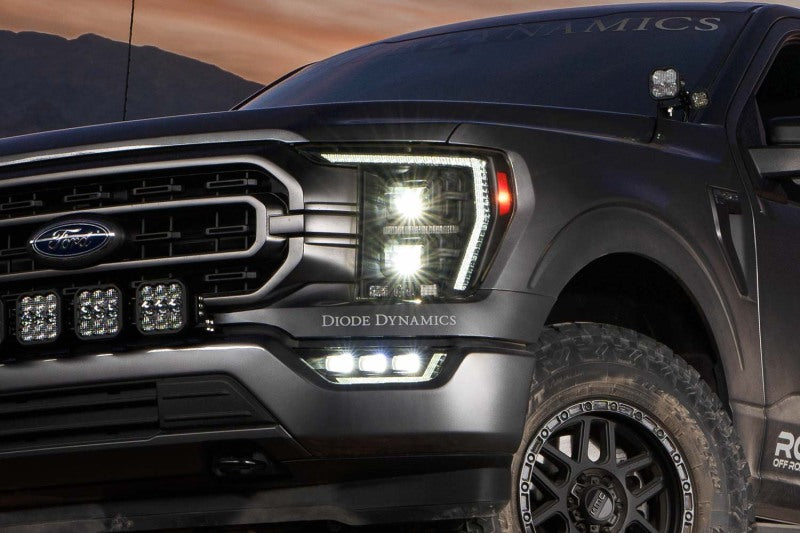 2021-2023 F-150 Elite White Fog Lamps - View 3 | Dirty Garage
