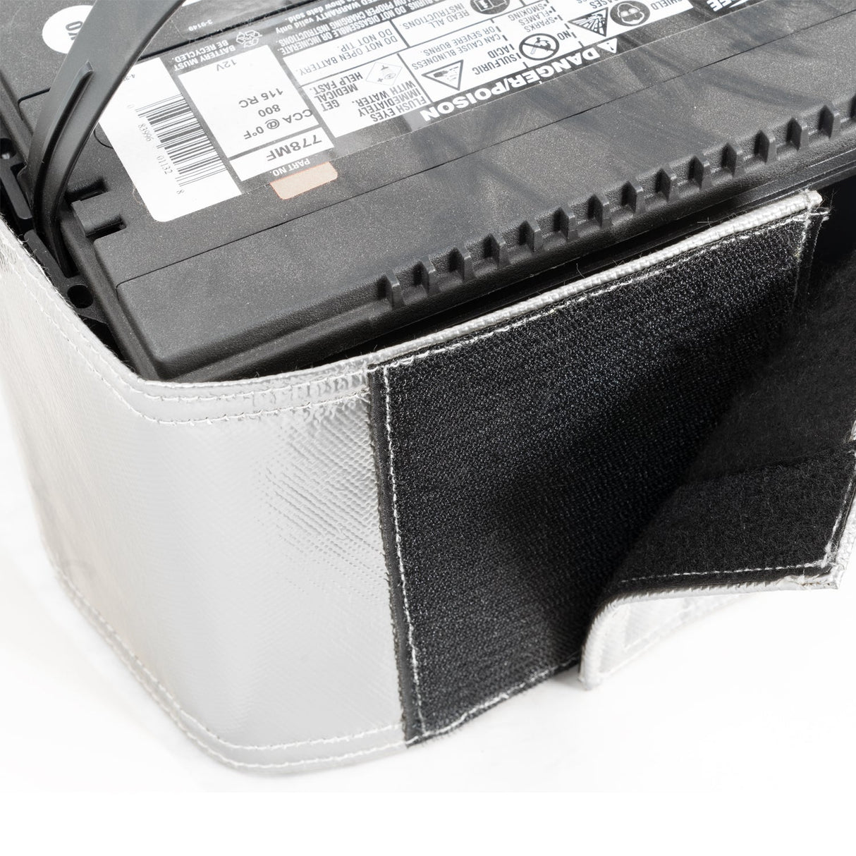 2001-2006 Heat Shield Battery Side Post Silver - View 4 | Dirty Garage
