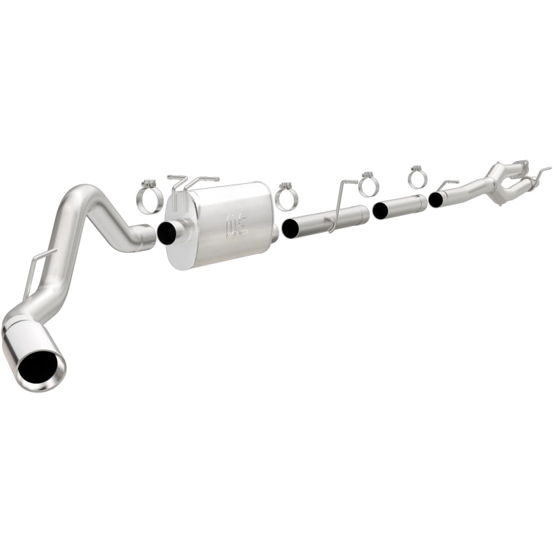 2011-2015 Superduty 6.2L CC Stainless Steel Cat Back Exhaust 3.5in Single Rear 5in Side Tip | Dirty Garage