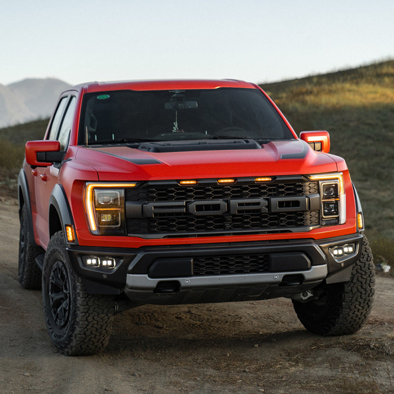 2021-2022 F-150 Raptor S2 SAE Dual Fog Pocket Light Kit Clear - View 2 | Dirty Garage